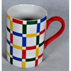 Vintage Fitz & Floyd Porcelain Japan HOPSCOTCH Cup Mug 10 oz